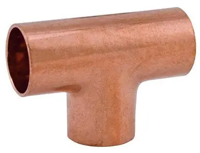 SK0452714-US20260702-105043-0 Jones Stephens C75234 1-1/2 x 1-1/2 x 3/4 Copper Tee Reducing - Image 1