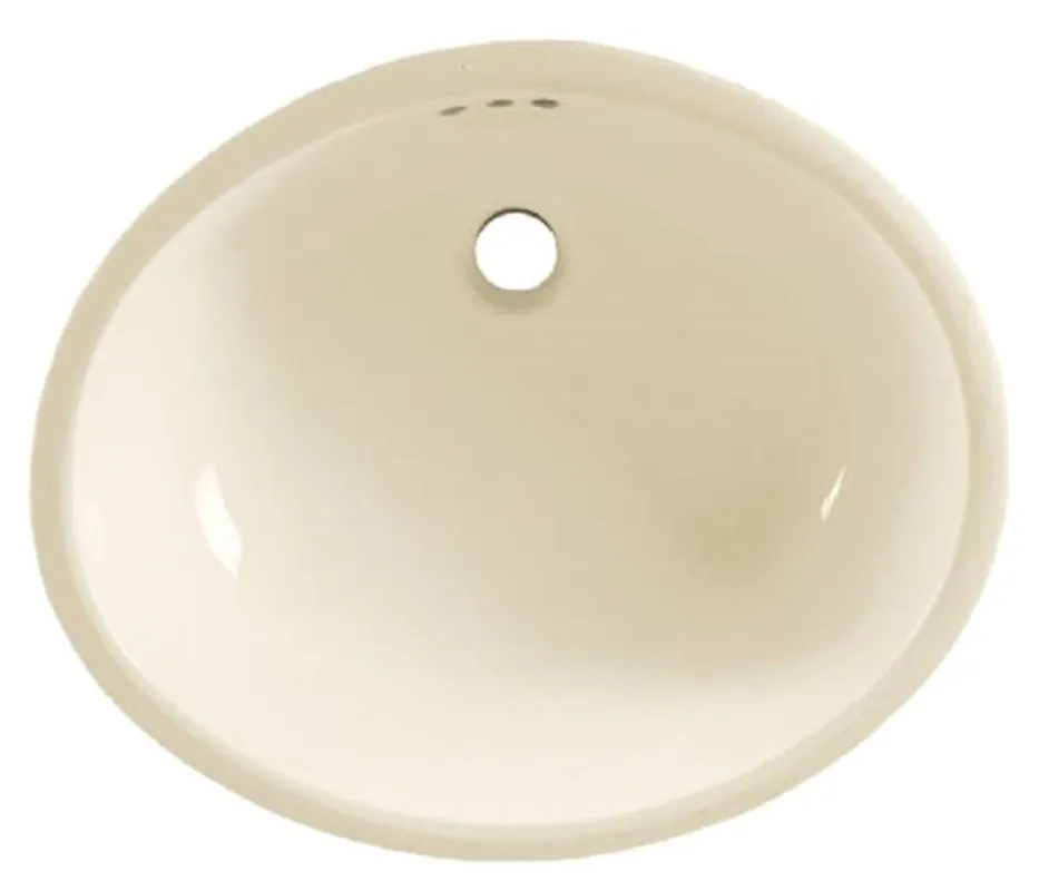 American Standard 9482.000.222 Ovalyn Undermount Bathroom Sink, Linen Finish - Vitreous China