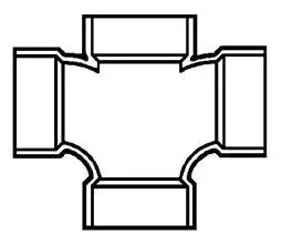 SK0452869-US20260702-105043-0 LASCO D428020 2 Inch PVC DWV Double San Tee Fitting for Industrial and Residential Plumbing - Image 1