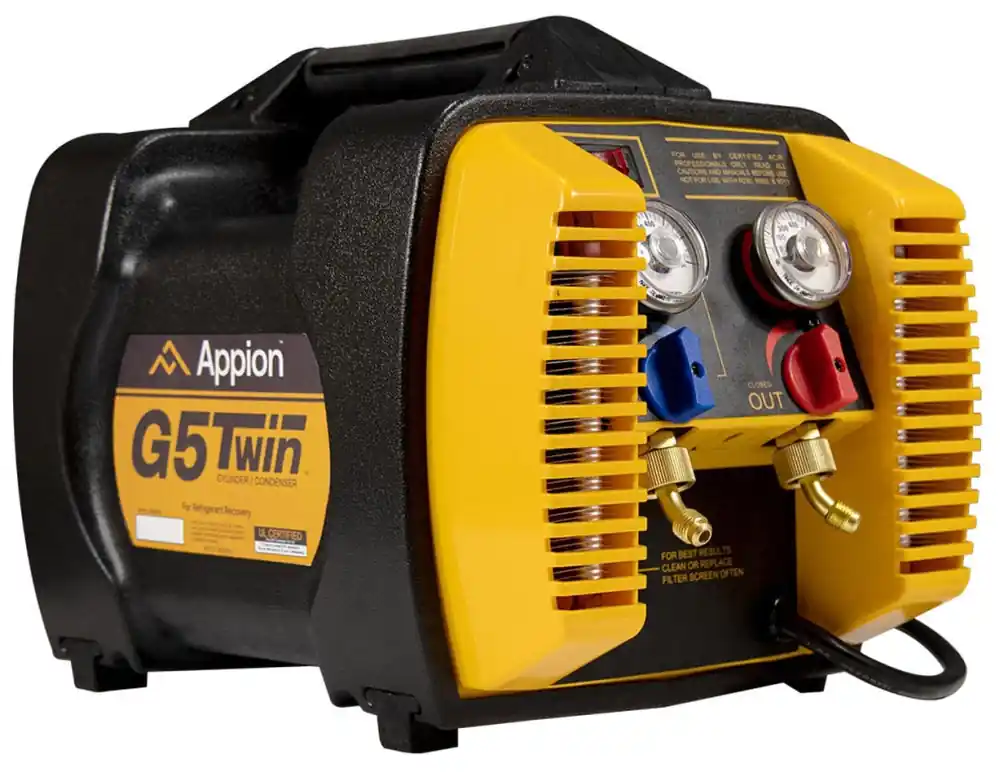 SK0452874-US20260702-105043-0 Appion G5Twin Refrigerant Recovery Machine 115 VAC 50 deg F - Image 1