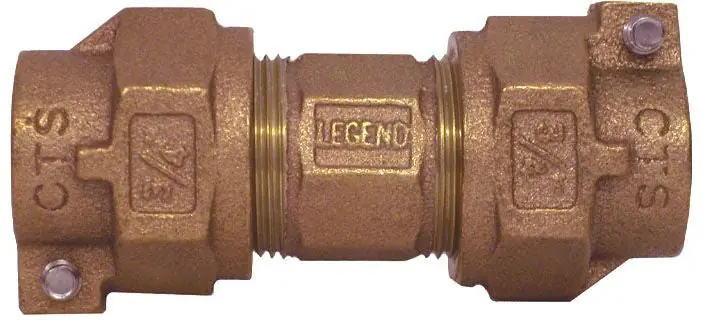 Legend Valve 313-214NL No Lead Bronze Pack Joint 100 PSI 3/4 x 3/4