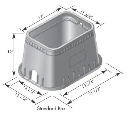 SK0453113-US20260702-105043-0 NDS D1200-DISB 14 x 19 x 12 Standard/Drop-In Solid Plastic Black Cover - Image 1