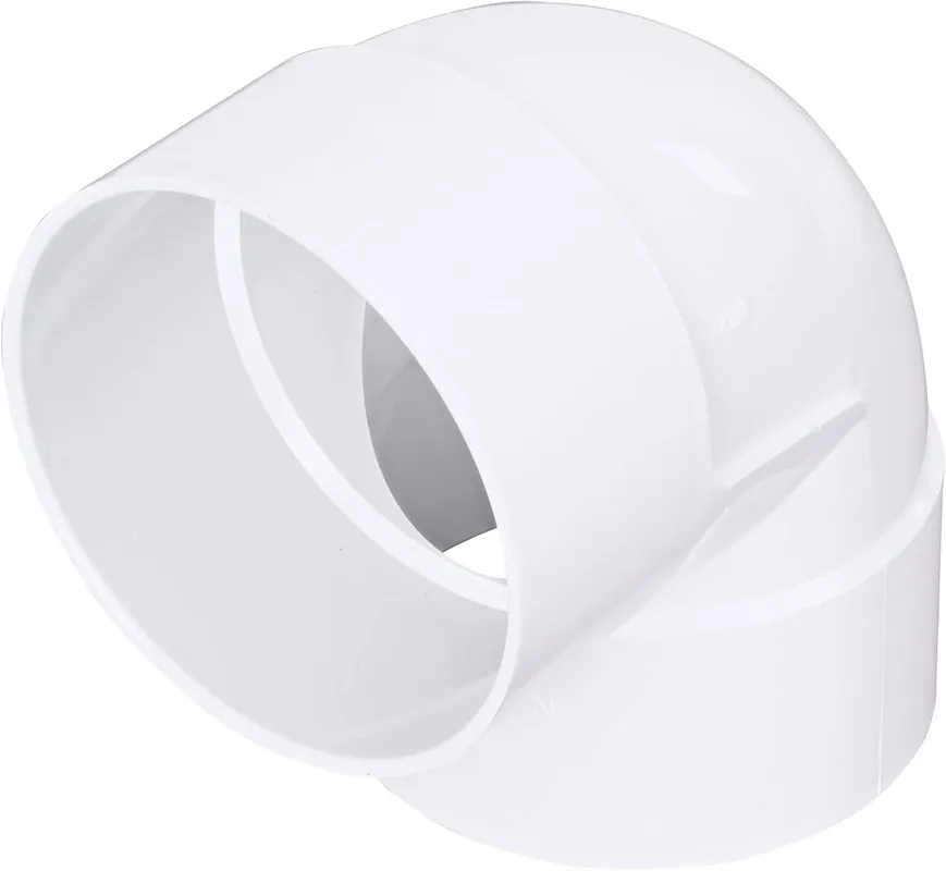 NDS 6P02 PVC 90-Degree Elbow Solvent Weld Connections 6 Inch Hub x Hub