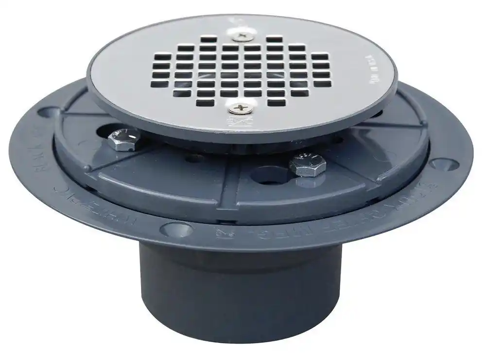 Sioux Chief 821-200P Drain Shower Pan PVC SS Strainer SCR-I PR