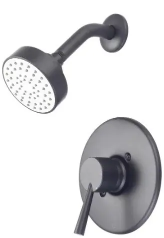 SK0453581-US20260702-105043-0 Pioneer T-2372-MB Shower Trim Set With 1.75 GPM Single Function Shower Head - Image 1