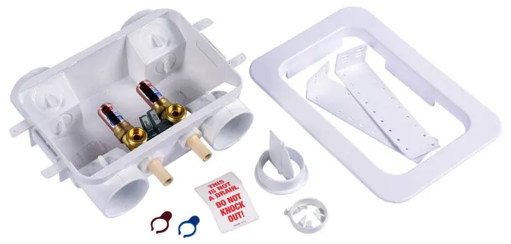 Oatey 38207 Washing Machine Outlet Box 2 x 4 CPVC Assembled Standard Pack