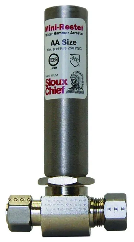 Sioux Chief 660-GTR1B Mini-Rester 3/8 Inch OD Compression x Female Compression Water Hammer Arrestor