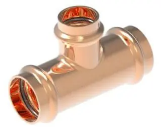 Apollo 10077754 Apollopress Fitting Power 1-1/2 x 1-1/2 x 1-1/4 Tee Reducer