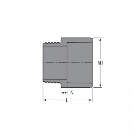 SK0453869-US20260702-105043-0 Spears 836-010BC 1 PVC Male Adapter MPTXSOC SCH80 - Image 1
