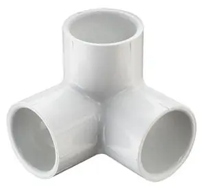 Spears 413-020 2 x 2 x 2, Socket x Socket x Socket, Schedule 40, PVC 90D, Side Outlet, Elbow