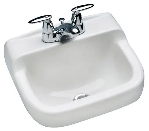 SK0454450-US20260702-105043-0 Mansfield Plumbing 1613NS-WHITE Wall Mount 16-1/8 x 13-1/4 x 9-1/2 Sink - Image 1