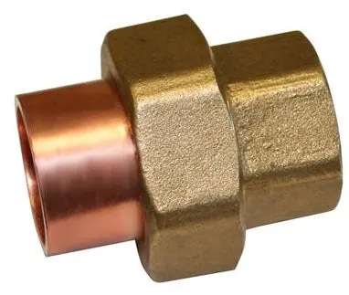 SK0454493-US20260702-105043-0 Jones Stephens C75505 1-1/4 x 1-1/4 C x C Lead-Free Wrot Copper Union - Image 1