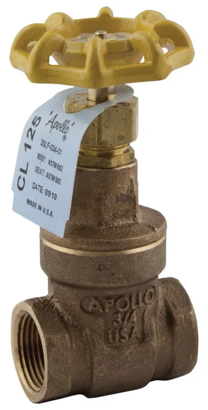 SK0454518-US20260702-105043-0 Conbraco 30LF03801 Gate Valve 2 NPT x NPT 125 PSI SWP 200 PSI CWP Lead-Free - Image 1