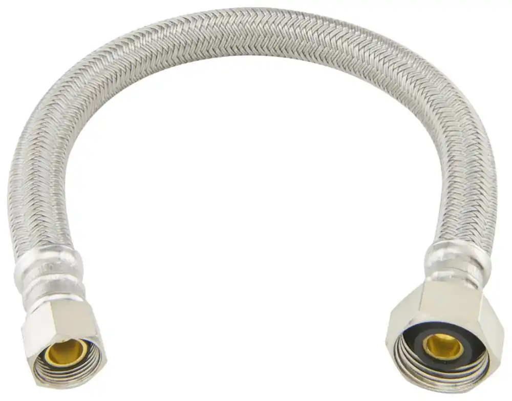 BrassCraft B1-36A-F Speedi Plumb Plus 3/8 x 1/2 Faucet Water Connector 36 Inches