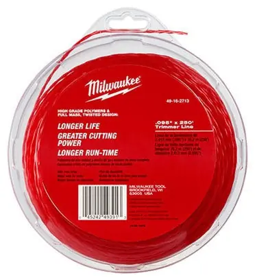 Milwaukee 49-16-2713 Trimmer Line .095 x 250 ft MPN 49-16-2713