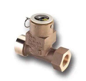 SK0455539-US20260702-105043-0 Veris Industries U001-0008 Tee Meter Brass Flow Sensor 1/2in Cast Brass Tee - Image 1