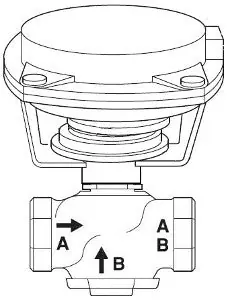 SK0455551-US20260702-105043-0 Schneider Electric VK-7223-302-4-04 Valve Actuator Assembly 1/2 in - Image 1