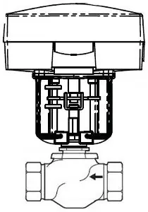 Schneider Electric VU-7213-674-4-09 Venta Globe Valve Assembly 1-1/4 in 2-way