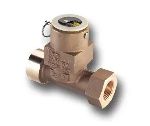 SK0455702-US20260702-105043-0 Veris Industries U001-0012 Tee Meter Brass Flow Sensor 1 1/2 Cast Brass Tee - Image 1