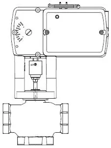 SK0456287-US20260702-105043-0 Schneider Electric VS-7313-814-4-09 valve actuator assembly - Image 1