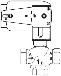 SK0456384-US20260702-105043-0 Schneider Electric VS-7323-536-4-06 Valve Assembly 3 Way Diverting Globe - Image 1
