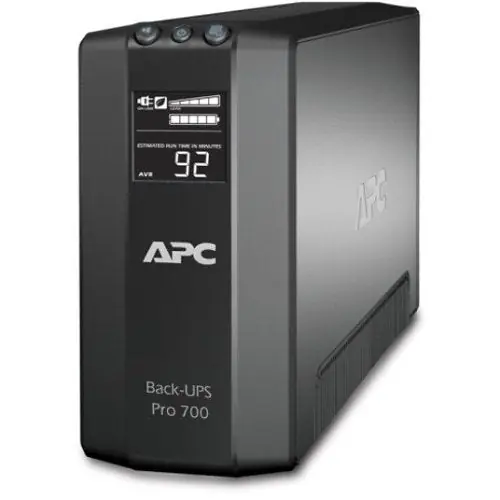 SK0456397-US20260702-105043-0 APC BR700G Back-UPS Pro, 700VA/420W, Tower, 120V, 6x NEMA 5-15R Outlets, AVR, LCD, User Replaceable Battery - Image 1