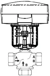 Schneider Electric VU-7323-674-4-08 Valve Assembly 1 in 3W Div Globe Replacement VU-7323-674-4-08