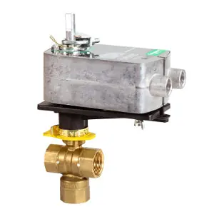 SK0456955-US20260702-105043-0 Schneider Electric VS-2313-526-9-45 3-Way Mixing Ball Valve Assembly - Image 1