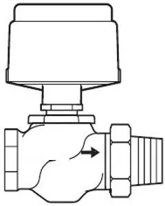 Schneider Electric VK-7211-203-3-04 Globe Valve Assembly 2-Way 1/2 in