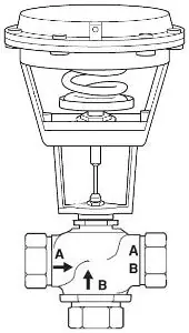 SK0457346-US20260702-105043-0 Schneider Electric VK-7313-613-4-11 Valve Actuator Assembly - Image 1