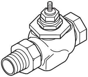 Schneider Electric VB-7211-0-4-01 Venta Globe Valve 1/2 In 2-Way Straight Union NPT