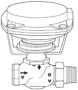 Schneider Electric VK-7211-302-4-05 Valve Actuator Assembly