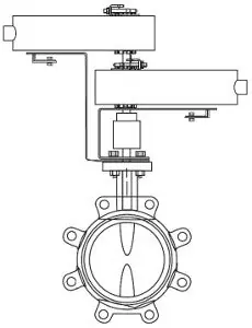 SK0457561-US20260702-105043-0 Schneider Electric VAUS-6210-556D-L-14 Valve Actuator Assembly 4 in - Image 1