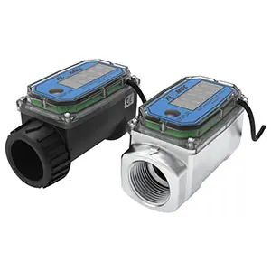 Flomec FLO-02A31GM 02 Series Flow Meter Aluminium Digital Pulse 1-inch NPT Inner Gallons