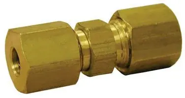 Jones Stephens C74031LF Compression Brass Reducing Union 1/2 x 3/8 inch