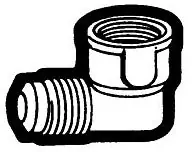 Holyoke Fittings 50-66 Elbow Fitting 90 Degree 3/8 Inch x 3/8 Inch