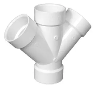 SK0458257-US20260702-105043-0 Charlotte Pipe and Foundry 03639 DWV3DY 3 Double Wye 45 Degree - Image 1