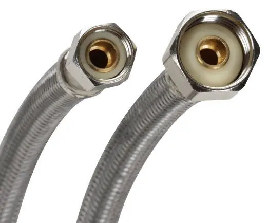 SK0458292-US20260702-105043-0 Fluidmaster B6F12 Faucet Connector 3/8 Inch Compression x 3/8 Inch Compression 12 Inch - Image 1