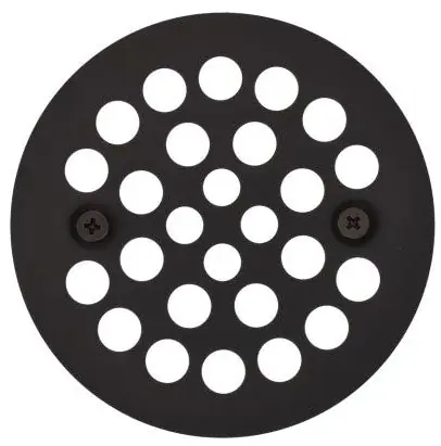 Jones Stephens D4110RB Shower Drain Strainer with Tapping Screw 4-1/4 Inch Diameter Replacement MPN