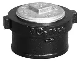 Charlotte Pipe and Foundry 00602 NHP8IBCO 8 IRON BODY CLEAN-OUT WITH PVC PLUG
