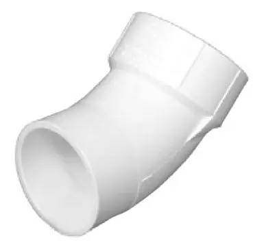 Charlotte Pipe and Foundry 03411 DWV4L45STR 4 1/8 Bend Street 45 Degree Replacement MPN