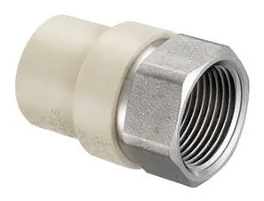 Spears 4135-015SS CPV112AFSS 1 1/2 CTS CPVC Stainless Threaded Female Adapter