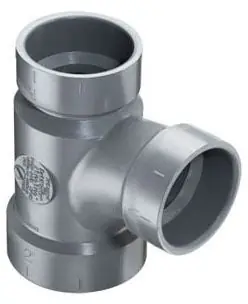 Spears Manufacturing P401-337C 3X3X1-1/2 CPVC LABWAST RED SAN TEE HXHXH