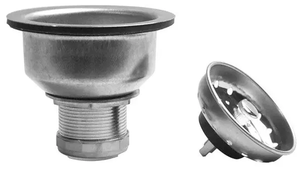 SK0458854-US20260702-105043-0 JB Products 1133D Kitchen Sink Strainer Deep Locking Cup 4-1/2 Inch Diameter x 3 Inch Height - Image 1