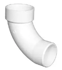 Charlotte Pipe and Foundry 03387 - DWV2LLSSTR 2 Long Sweep Str 1/4 BD CH# 309